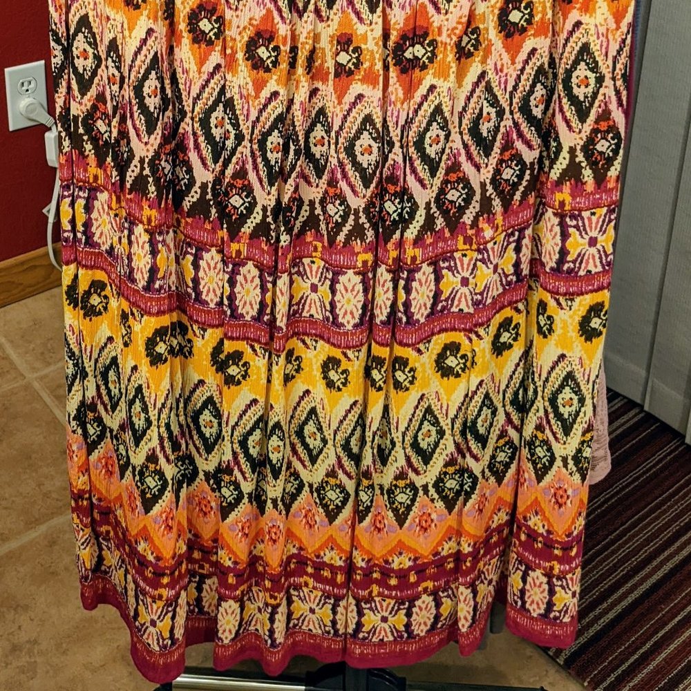 Chaudry KC Multi-Colored Boho-Style Skirt